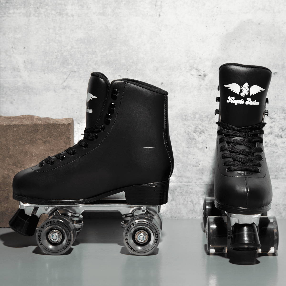 Thunder Black Roller Skates Angel's Skates